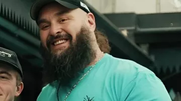 Everything On The Menu with Braun Strowman Pineapple T-Shirt worn by (Braun Strowman) in Everything On The Menu with Braun Strowman (S01)