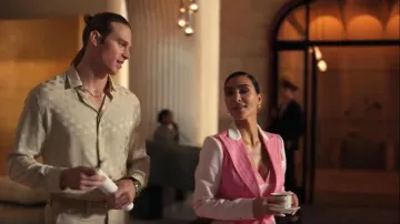 Wedgwood Renaissance Gold Fine Bone China Cups And Saucers worn by Allura Grant (Kim Kardashian) as seen in All's Fair (S01E07)