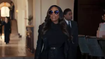 Chanel Logo Waist Belt worn by Emerald Greene (Niecy Nash) as seen in All's Fair (S01E07)