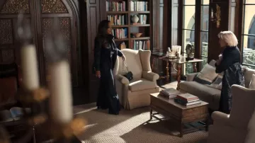 Chanel Medium Classic Double Flap Bag Black worn by Emerald Greene (Niecy Nash) as seen in All's Fair (S01E07)