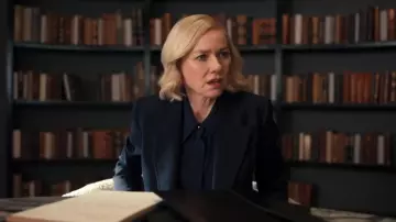 Weekend Max Mara Double Breasted Blazer worn by Liberty Ronson (Naomi Watts) as seen in All's Fair (S01E07)