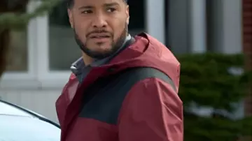 Mistletoe Murders S02 Mykee Selkin Rain Jacket as seen in Mistletoe Murders (S02)