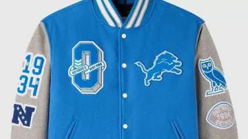 OVO 2025 Detroit Lions Varsity Jacket