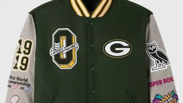 OVO 2025 Packers Varsity Jacket