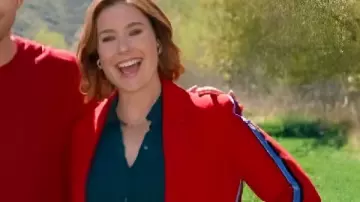 Finding Mr Christmas S2 Ashley Williams Red Coat as seen in Finding Mr. Christmas (S02)