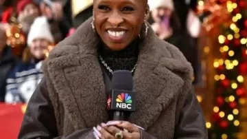 Cynthia Erivo Macy’s Thanksgiving Day Parade Coat as seen in Macy's Thanksgiving Day Parade