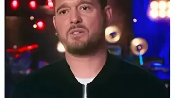 Michael Bublé The Voice S28 Bomber Jacket used by Michael Bublé as seen in The Voice