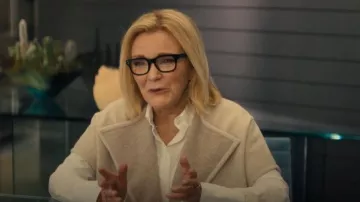 Celine 3 Dots CL50120I 001 worn by Lynn (Stephanie Faracy) as seen in Nobody Wants This (S02E08)