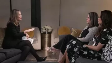 Veronica Beard Elianna Dress worn by Savannah Guthrie as seen in Today on December 2, 2025