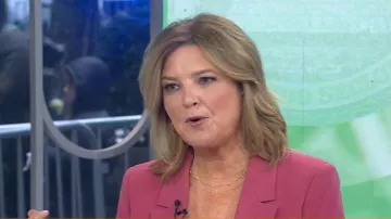 J. Crew Tall Madelyn Blazer worn by Christine Romans as seen in Today on December 2, 2025