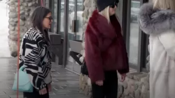 Tiffany and Co Leather Shoulder Bag worn by Loren Brovarnik as seen in 90 Day Fiancé: Happily Ever After? (S09E15)