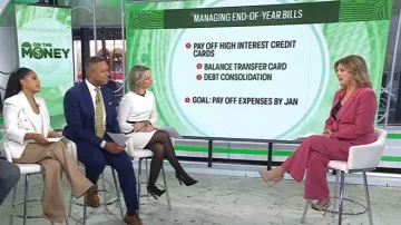 J. Crew Carolina Pant worn by Christine Romans as seen in Today on  December 2, 2025