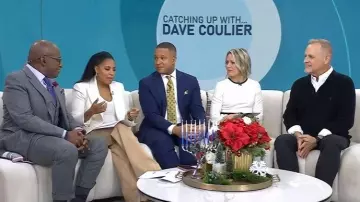 Eliza J Fit & Flare Dress worn by Dylan Dreyer as seen in Today on  December 2, 2025