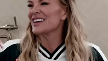 Real Housewives Of SLC Heather Gay Tigresse Blanc Cassé T-shirt (Heather Gay) vu dans The Real Housewives of Salt Lake City (S06)