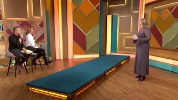 Sezane Melanie Mary Janes worn by Cat Deeley as seen in This Morning on November 2025