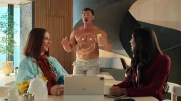 Dandy Del Mar The Stirata Swim Short worn by Maro Gold (Zane Phillips) as seen in Loot (S03E09)