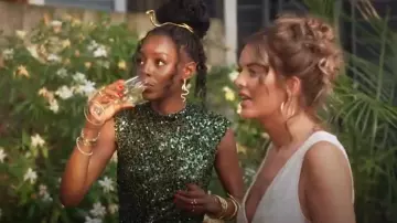 Camila Coelho Emma Maxi Dress worn by Venita Aspen as seen in Southern Charm (S11E03)