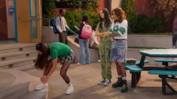 Akira Stars In The Sky Denim Short worn by Jade Castillo (Carmen Sánchez) as seen in Electric Bloom (S01E13)