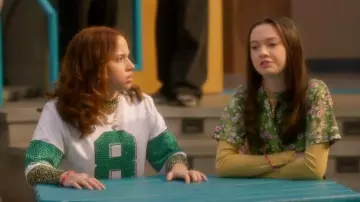 Akira Winner Only Rhinestone Short Sleeve Tee worn by Jade Castillo (Carmen Sánchez) as seen in Electric Bloom (S01E13)