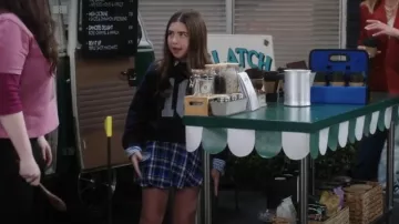 H&M Motif-Detail Sweatshirt worn by Georgia (Barrett Margolis) as seen in Shifting Gears (S02E07)