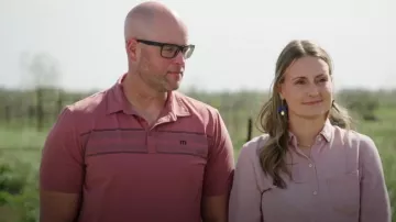 Travis Mathew Red River Polo worn by Tyler as seen in Fixer to Fabulous (S07E01)