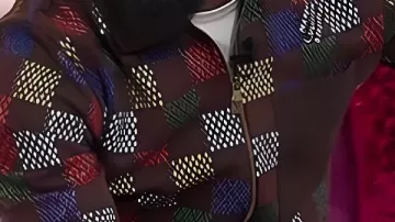 Multicolor Checkered Jacket worn by Kevin Hart in Kevin Hart's Funniest Interview Moments | Hart to Heart