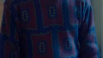 Blue Sweater worn by Mike Wheeler (Finn Wolfhard) in Stranger Things: The Rightside Up