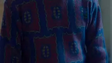 Blue Sweater worn by Mike Wheeler (Finn Wolfhard) in Stranger Things: The Rightside Up