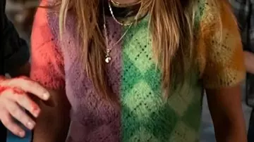 Multi-Color Sweater worn by Kinsey Locke (Emilia Jones) in Locke & Key (S03)