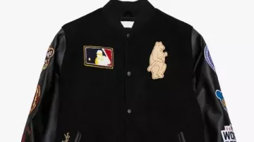 Les Cubs noircissent la veste Varsity dans le match des étoiles des Chicago Cubs 1990 American Needle Hat avec des étiquettes