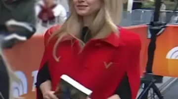 The Today Show Amanda Seyfried Cape Coat worn by Amanda Seyfried in Today