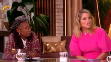 Magnolia Pearl Adison Check Workshirt worn by Whoopi Goldberg as seen in The View on December 3, 2025