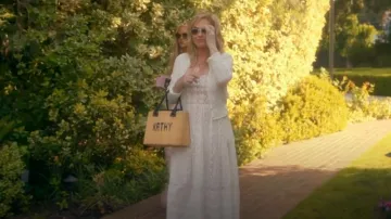 Robe Doen Agnesa portée par Kathy Hilton telle que vue dans The Real Housewives of Beverly Hills (S15E01)