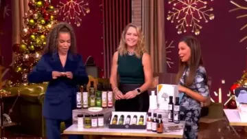 Gabriela Hearst Vesta Cotton-corduroy Flared Pants worn by Sunny Hostin as seen in The View on  December 5, 2025