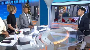 Nike x G-Dragon Kwondo1 Sneaker worn by Brian Cheung as seen in Today on December 4, 2025