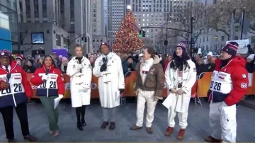 Polo Ralph Lauren Team USA Abrigo de Apertura Abrigo Pack Toggle llevado por Craig Melvin tal y como se ve en Today the December 4, 2025