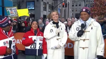 Polo Ralph Lauren Team USA Closing Ceremony Beanie worn by Craig Melvin as seen in Today on  December 4, 2025
