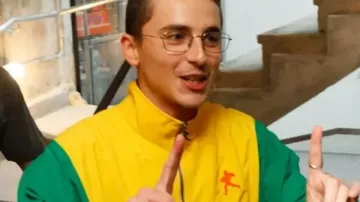 Timothee Chalamet Marty Supreme Brazil Jacket of Marty (Timothée Chalamet) in Marty Supreme