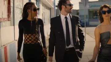 Supreme Blair Sunglasses in Black worn by Tallulah (True Whitaker) as seen in I Love LA (S01E06)