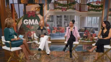 Chiara Boni La Petite Robe Malila Dress worn by Robin Roberts as seen in Good Morning America on December 3, 2025