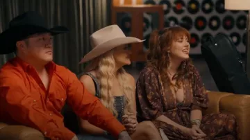 Free People Lysette Maxi Dress worn by Cassidy Daniels as seen in The Road (S01E08)