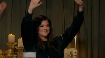 Auguri Cropped Nylon Jacket worn by Karen Fairchild as seen in The Road (S01E08)