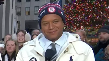 Team USA Toggle Coa worn by Craig Melvin in Full Episode: TODAY Show - December 5