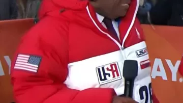Team USA Closing Ceremony Jacket worn by Al Roker in Watch celebrity interviews, entertaining tips and TODAY Show exclusives | TODAY All Day - Dec. 8