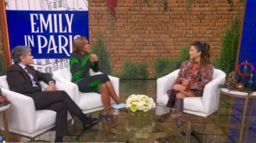 Bottes Paris Texas Stiletto 85 portées par Ashley Park vues dans Good Morning America le 8 décembre 2025