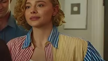 Oh. What. Fun. Chloë Grace Moretz Multi Striped Shirt worn by Taylor (Chloë Grace Moretz) as seen in Oh. What. Fun.