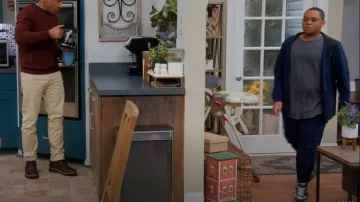 H&M Chunky Sneakers Blue/Gray worn by Malik Payne (Doc Shaw) as seen in House of Payne (S14E15)