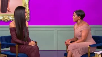 Seroya Chantae Dress worn by Kimora Lee Simmons as seen in Tamron Hall Show on December 4, 2025