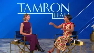 Hill House Home The Sloane Dress worn by Gabby George as seen in Tamron Hall Show on December 8, 2025