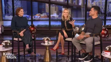 Zegna Triple Stitch Secondskin Leather Slip-On Sneakers worn by Mark Consuelos as seen in LIVE with Kelly and Mark on December 8, 2025